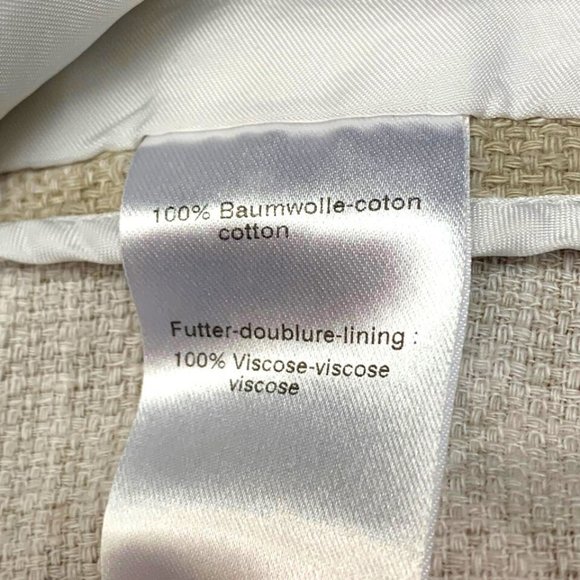 AKRIS Punto Abstract Asymmetric Zip Cotton Crop Jacket - Picture 6 of 11